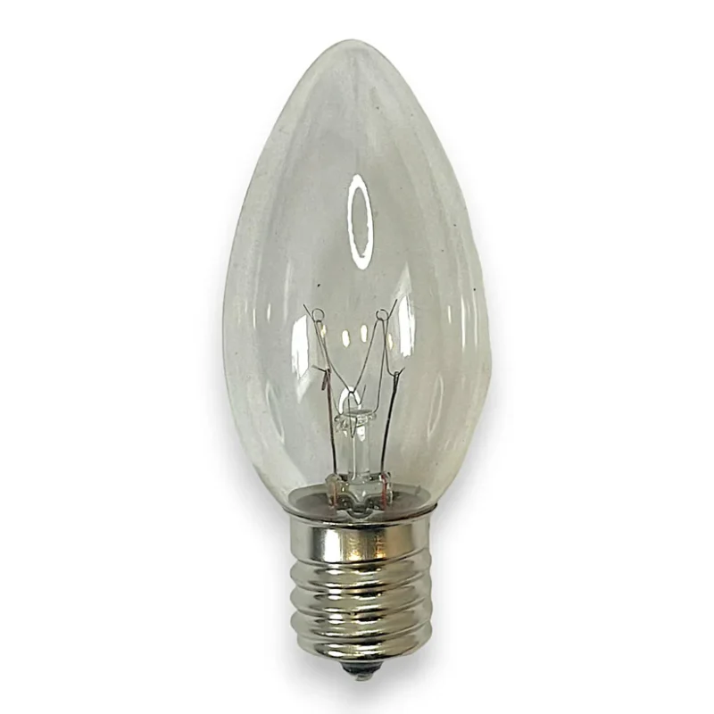 C9 Transparent Incandescent Bulbs