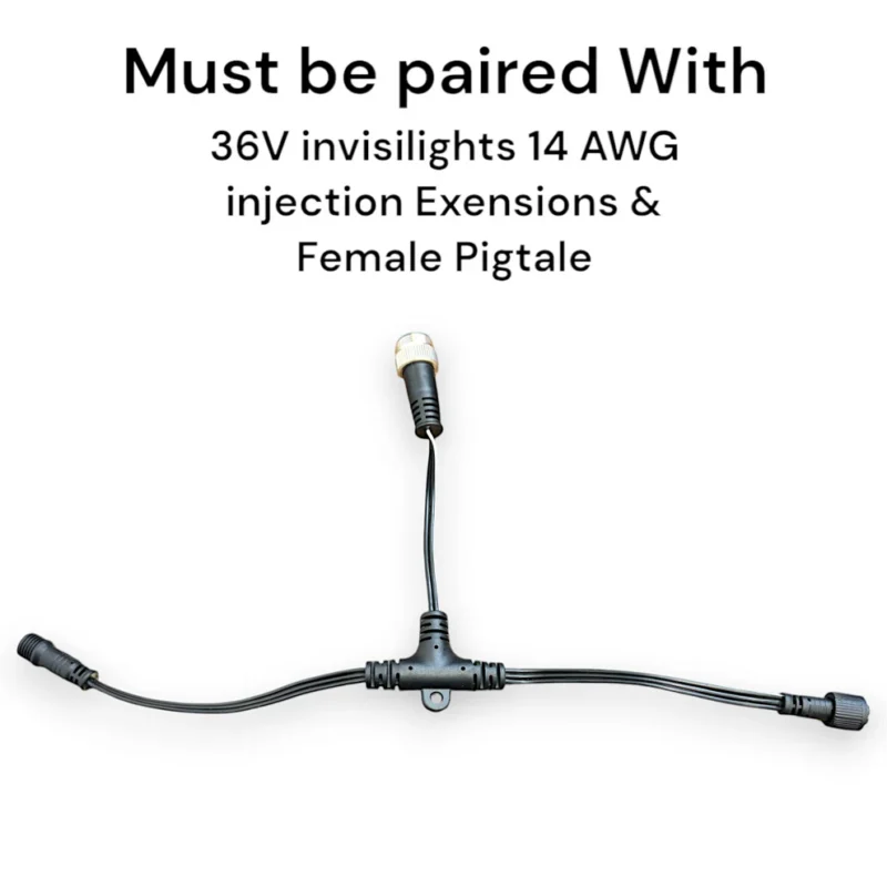 36V InvisiLights T-Cable