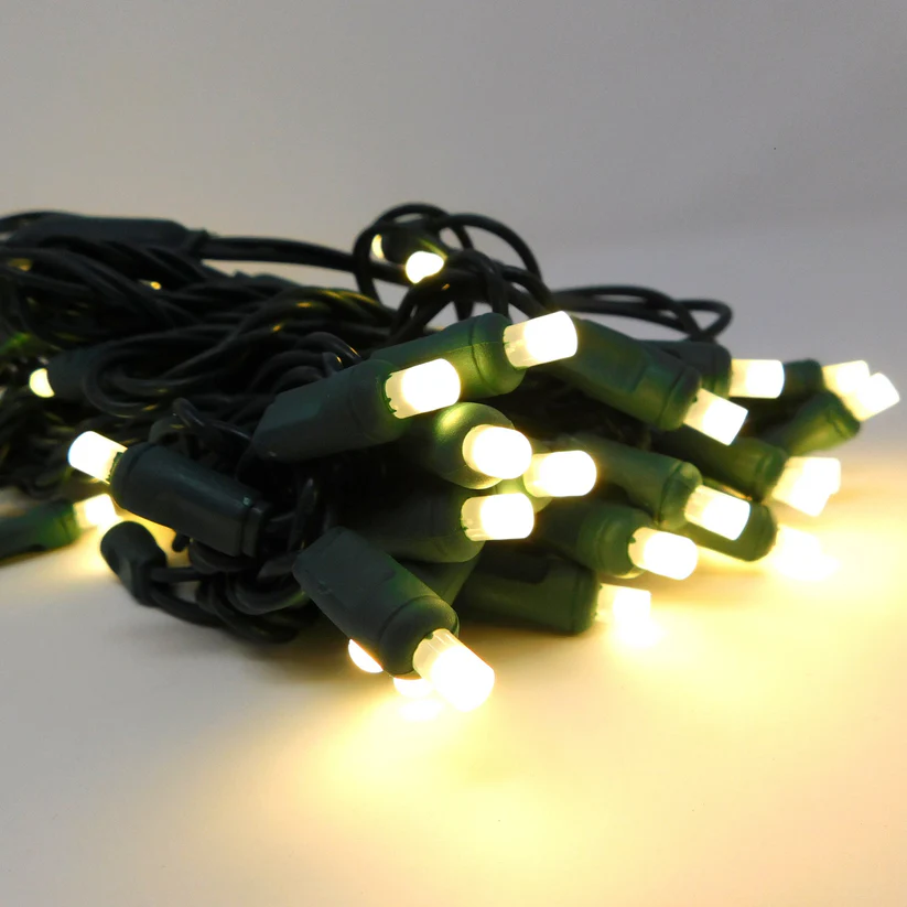 50L 6" Spacing Concave LED Mini Christmas Light (Ball) - Image 25