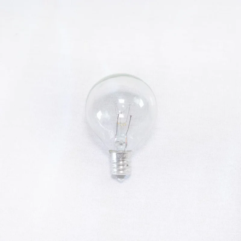 G40 Clear Incandescent Bulbs E12 (C7)base