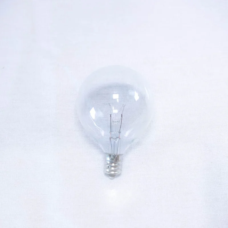 G50 Clear Incandescent Bulbs E12 (C7)