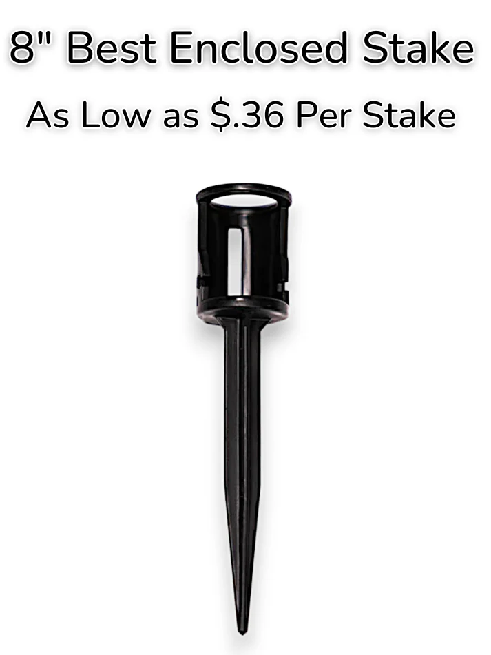 **Pre-Season C9/C7 Best Enclosed 8" Light Stake (Patent Pending)