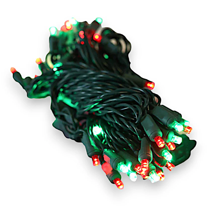 50L 6" Spacing Concave LED Mini Christmas Light (Ball) - Image 3