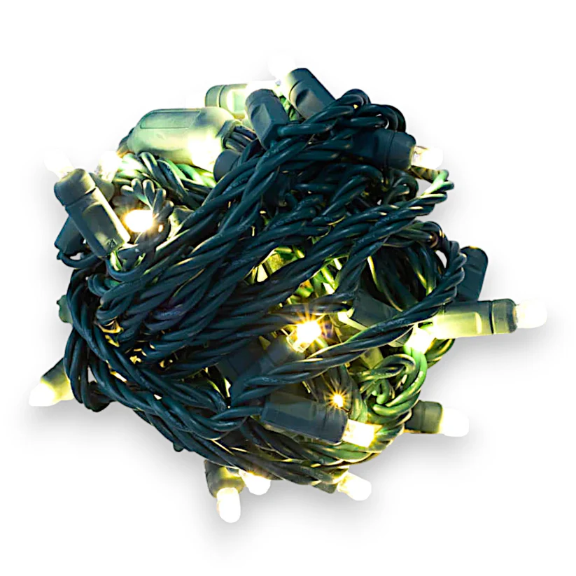 50L 6" Spacing Concave LED Mini Christmas Light (Ball) - Image 26