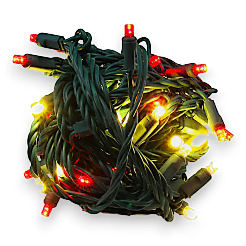 50L 6" Spacing Concave LED Mini Christmas Light (Ball) - Image 22