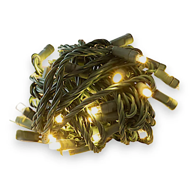 50L 6" Spacing Convex LED Mini Christmas Light (Ball)
