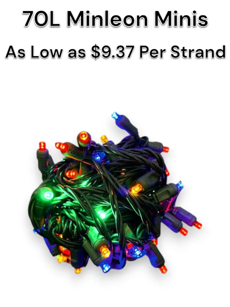 **Pre-Season Minleon 70L Mini Lights - 24/Case