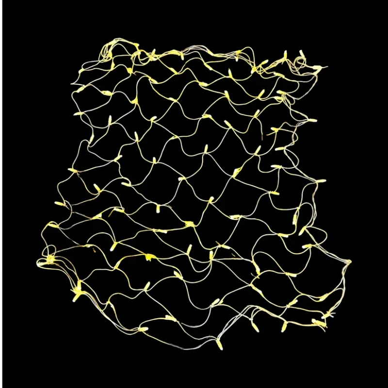 (OOS FOR SEASON) 100L Net Lights -Clear Wire (Warm White)