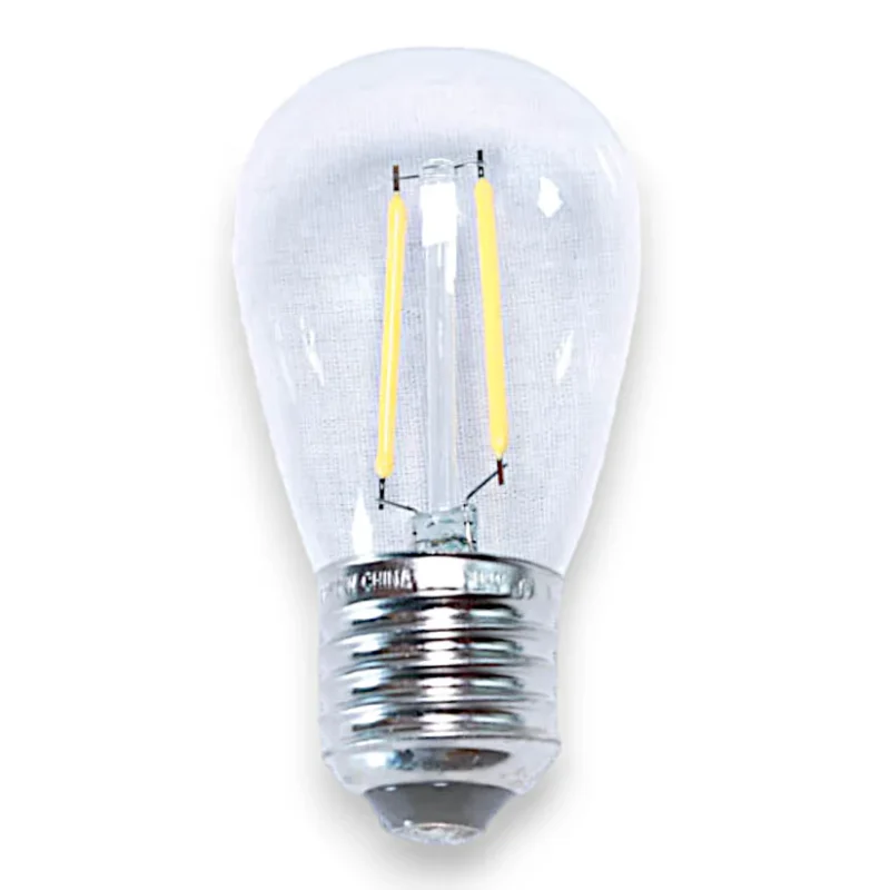 S14 Warm White LED Patio Bulb E26 base